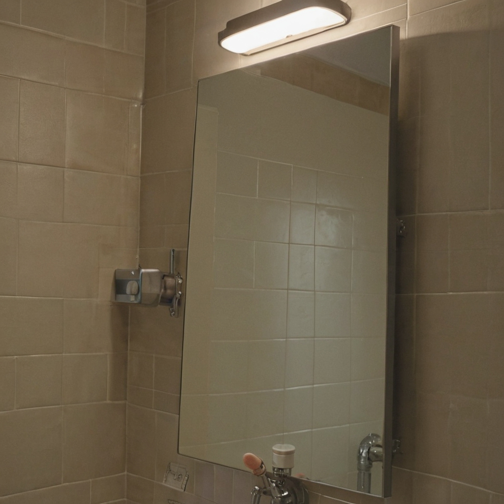 Practical visual for What is the correct workflow for planning lighting beside floor mirrors