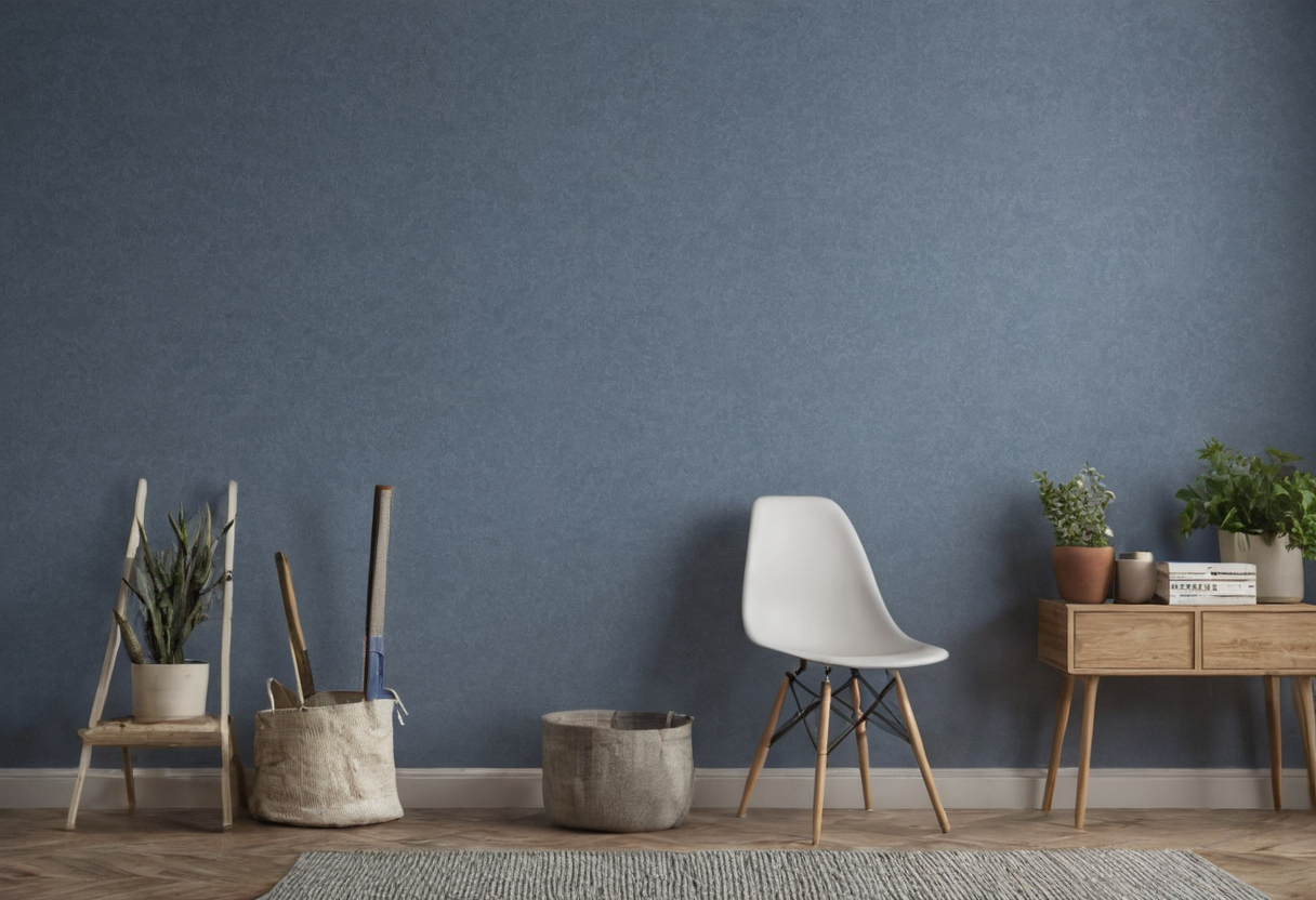 Practical visual for How should grey-blue wallpaper be sampled before the full order